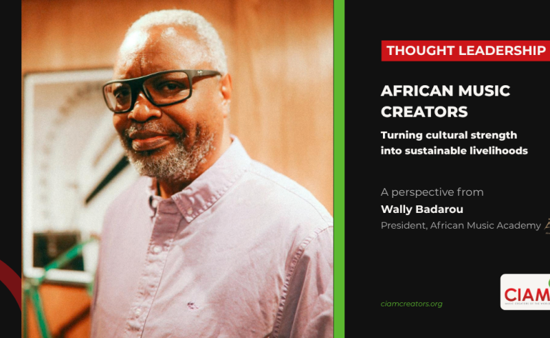 Wally Badarou, President of the African Music Academy (AMA)